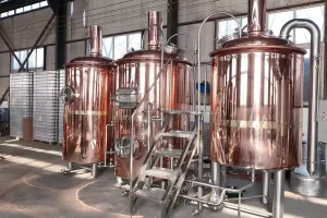 Czech Republic 1000L Red Copper Beer Brewery Equipment