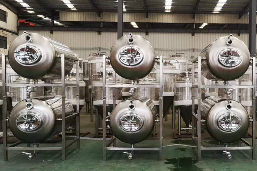 Stacked Bright Beer Tank