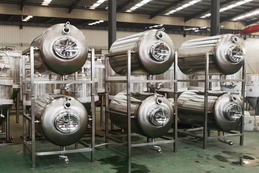 Stacked Bright Beer Tank