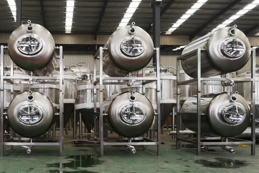 Stacked Bright Beer Tank