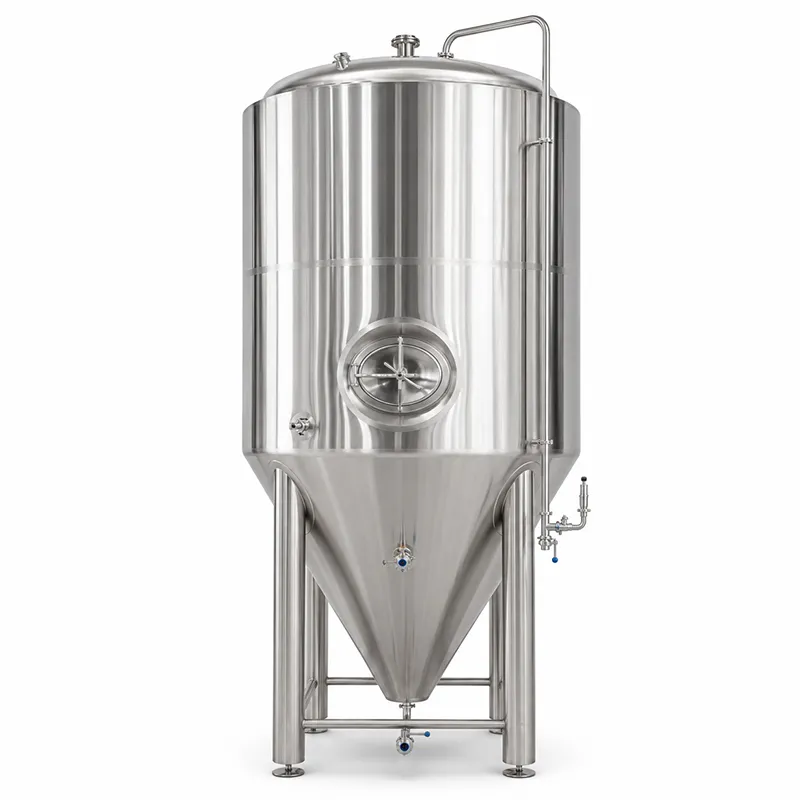 commercial beer fermentation tank