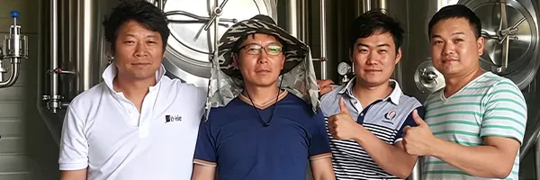 Korea Bank Creek 1000L Turnkey Beer Brewery Equipment