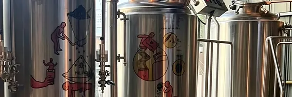 Thailand United Peoples Brewery 400L Beer Brewery Equipment