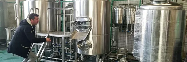 500L Brewpub Beer Brewery Equipment For Italy Client